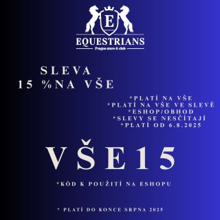 SLEVA NA VŠE 15% !! platí jen do konce srpna 2025 🔥 *platí na vše *platí na vše ve slevě *eshop/obchod *slevy se nesčítají...